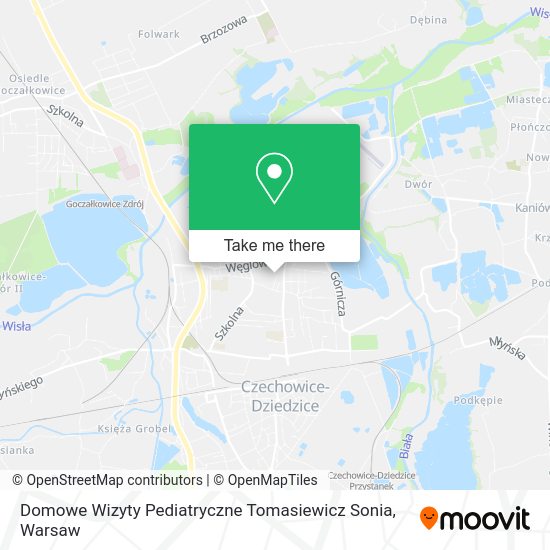 Domowe Wizyty Pediatryczne Tomasiewicz Sonia map