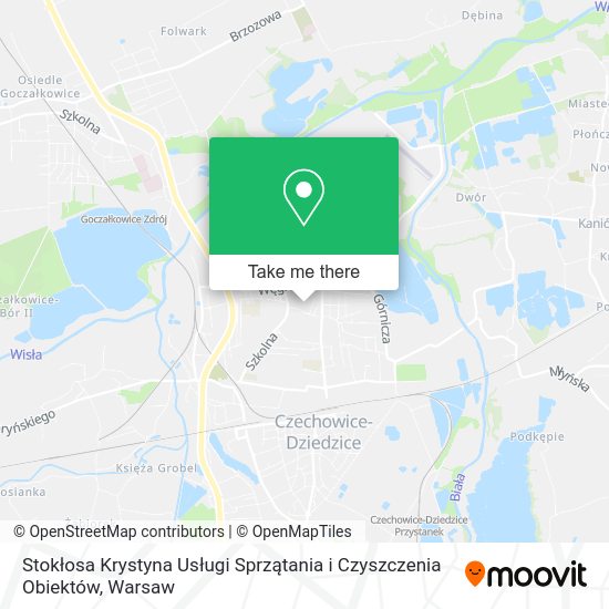 Stokłosa Krystyna Usługi Sprzątania i Czyszczenia Obiektów map