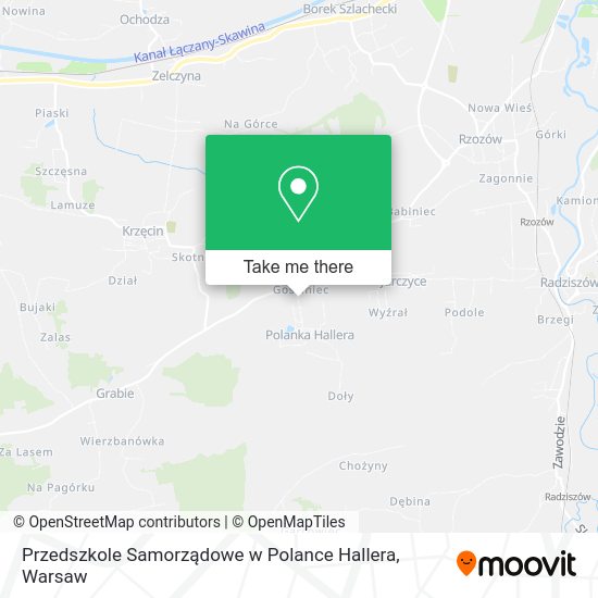 Przedszkole Samorządowe w Polance Hallera map