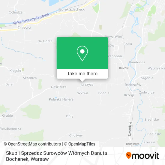 Skup i Sprzedaz Surowców Wtórnych Danuta Bochenek map