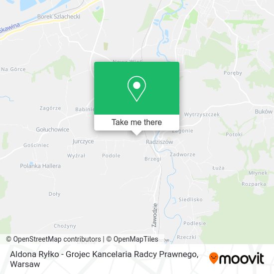 Aldona Ryłko - Grojec Kancelaria Radcy Prawnego map