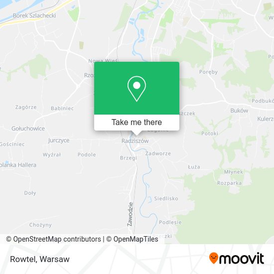 Rowtel map