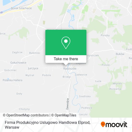 Firma Produkcyjno Uslugowo Handlowa Elprod map