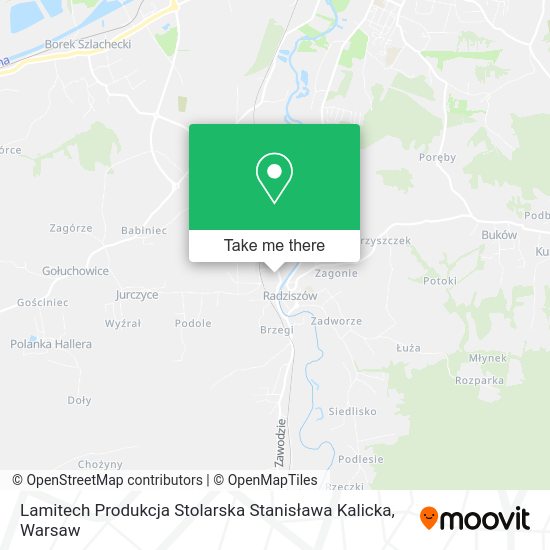 Lamitech Produkcja Stolarska Stanisława Kalicka map