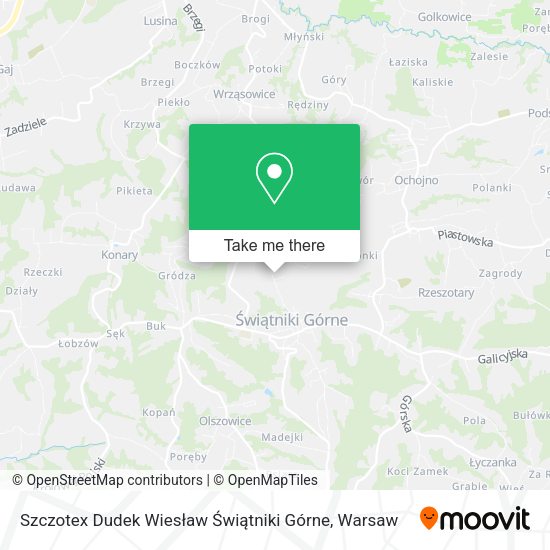 Szczotex Dudek Wiesław Świątniki Górne map