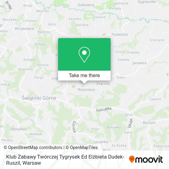 Klub Zabawy Twórczej Tygrysek Ed Elżbieta Dudek-Ruszil map