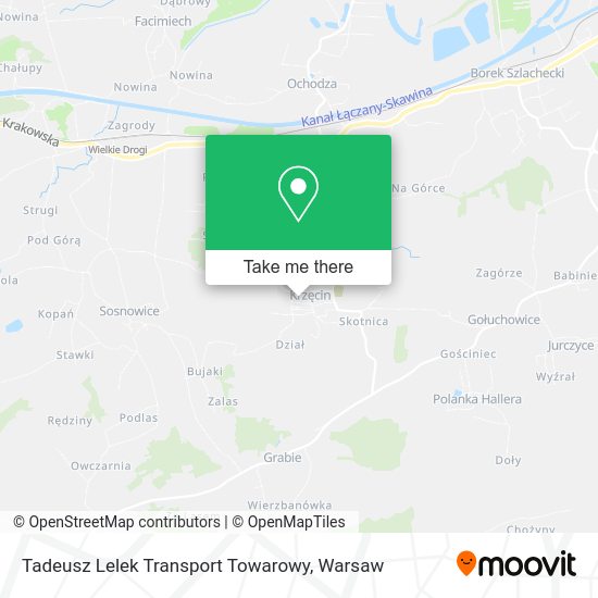 Карта Tadeusz Lelek Transport Towarowy