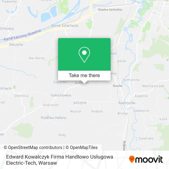 Edward Kowalczyk Firma Handlowo Usługowa Electric-Tech map