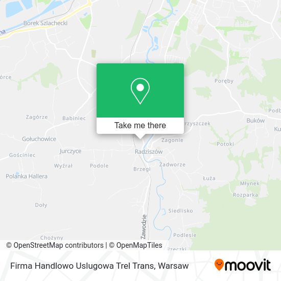 Firma Handlowo Uslugowa Trel Trans map