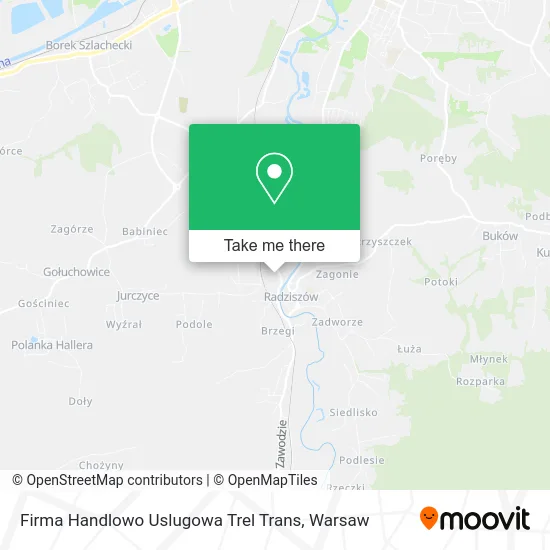 Карта Firma Handlowo Uslugowa Trel Trans