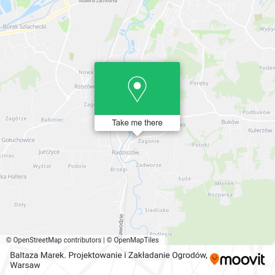 Baltaza Marek. Projektowanie i Zakładanie Ogrodów map