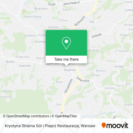 Krystyna Strama Sól i Pieprz Restauracja map