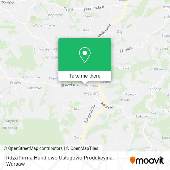 Rdza Firma Handlowo-Usługowo-Produkcyjna map