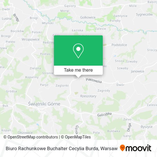 Biuro Rachunkowe Buchalter Cecylia Burda map