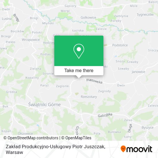 Zakład Produkcyjno-Usługowy Piotr Juszczak map