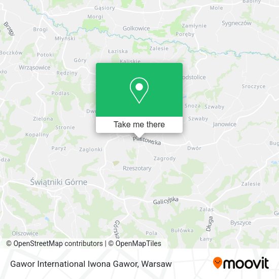 Gawor International Iwona Gawor map