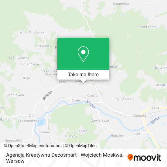 Agencja Kreatywna Decosmart - Wojciech Moskwa map