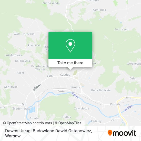 Dawos Usługi Budowlane Dawid Ostapowicz map