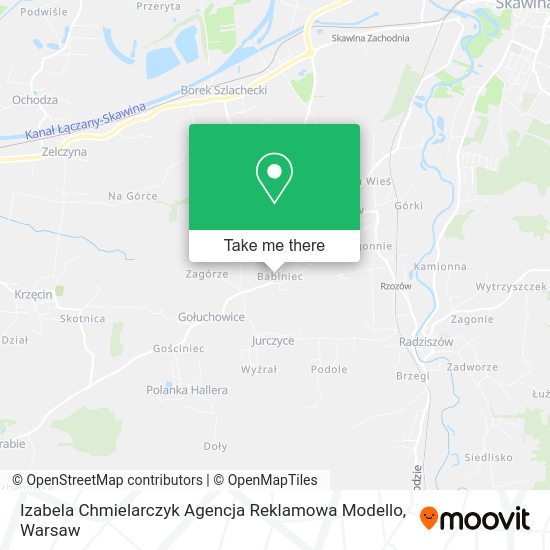 Izabela Chmielarczyk Agencja Reklamowa Modello map