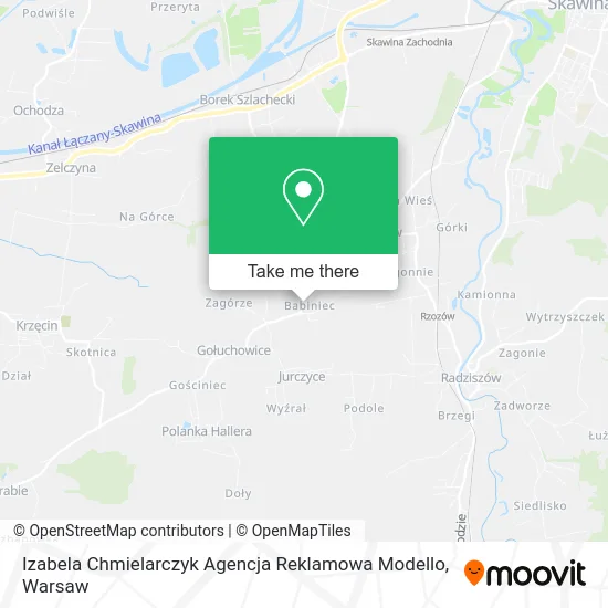 Карта Izabela Chmielarczyk Agencja Reklamowa Modello