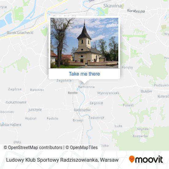 Ludowy Klub Sportowy Radziszowianka map