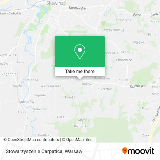 Stowarzyszenie Carpatica map