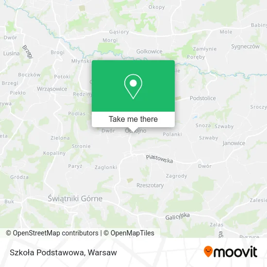 Карта Szkoła Podstawowa