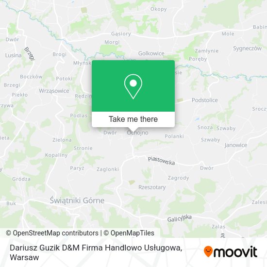 Dariusz Guzik D&M Firma Handlowo Usługowa map