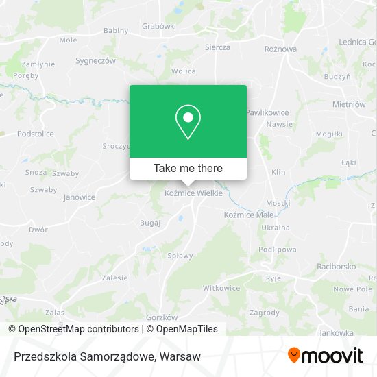 Przedszkola Samorządowe map