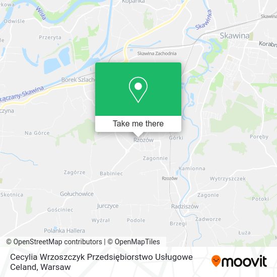 Cecylia Wrzoszczyk Przedsiębiorstwo Usługowe Celand map