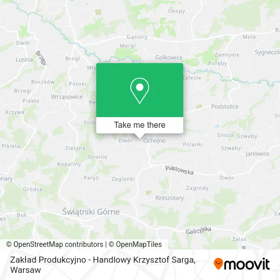 Карта Zakład Produkcyjno - Handlowy Krzysztof Sarga