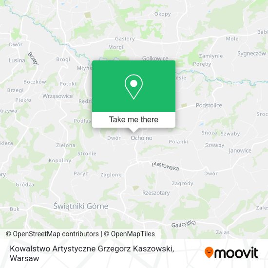 Kowalstwo Artystyczne Grzegorz Kaszowski map