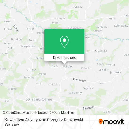 Карта Kowalstwo Artystyczne Grzegorz Kaszowski
