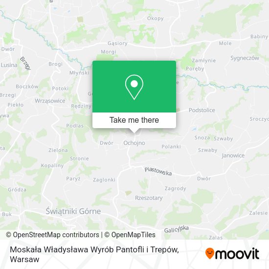 Moskała Władysława Wyrób Pantofli i Trepów map