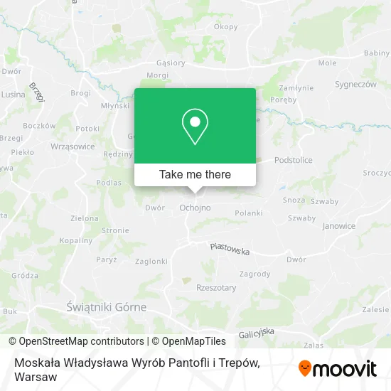 Карта Moskała Władysława Wyrób Pantofli i Trepów