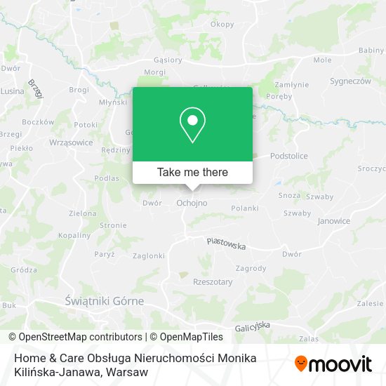 Home & Care Obsługa Nieruchomości Monika Kilińska-Janawa map