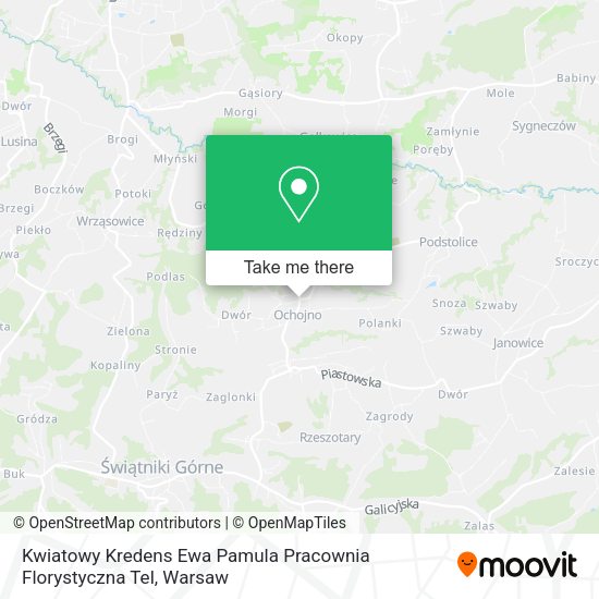 Kwiatowy Kredens Ewa Pamula Pracownia Florystyczna Tel map