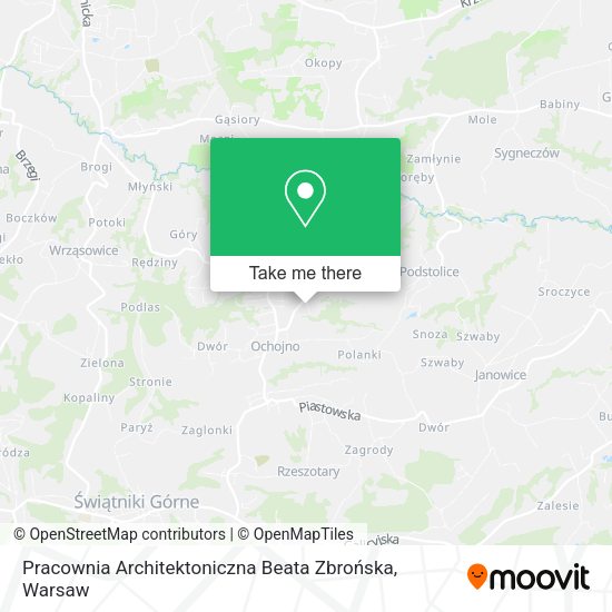 Pracownia Architektoniczna Beata Zbrońska map