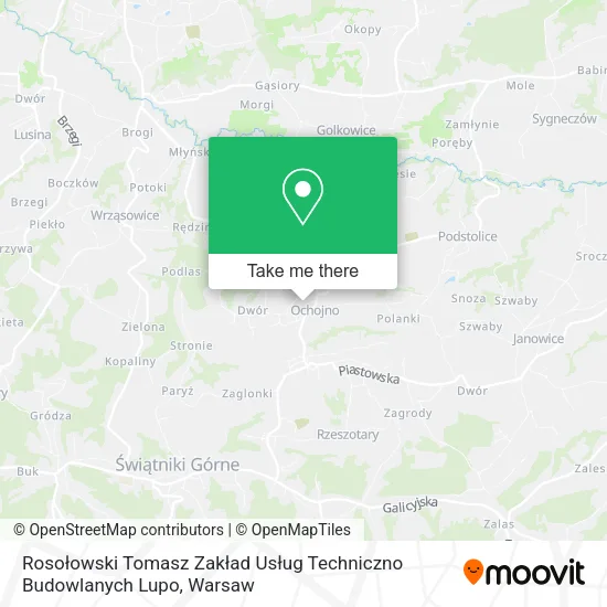 Карта Rosołowski Tomasz Zakład Usług Techniczno Budowlanych Lupo