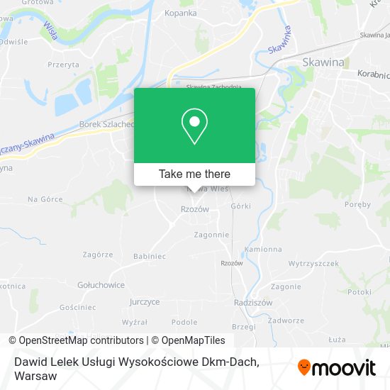 Dawid Lelek Usługi Wysokościowe Dkm-Dach map