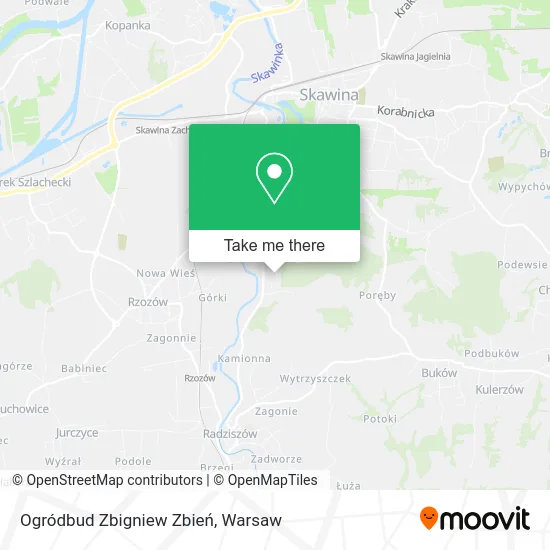 Карта Ogródbud Zbigniew Zbień