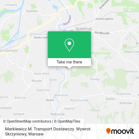 Markiewicz M. Transport Dostawczy. Wywrot Skrzyniowy map