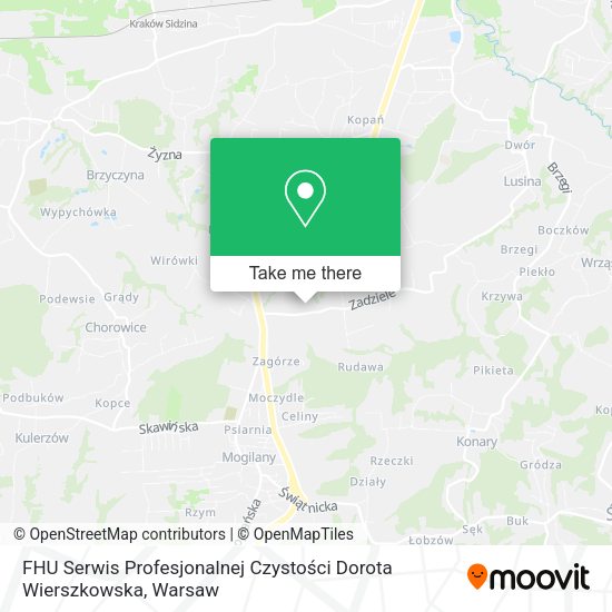 FHU Serwis Profesjonalnej Czystości Dorota Wierszkowska map