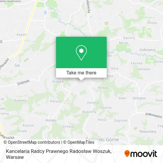 Kancelaria Radcy Prawnego Radosław Woszuk map