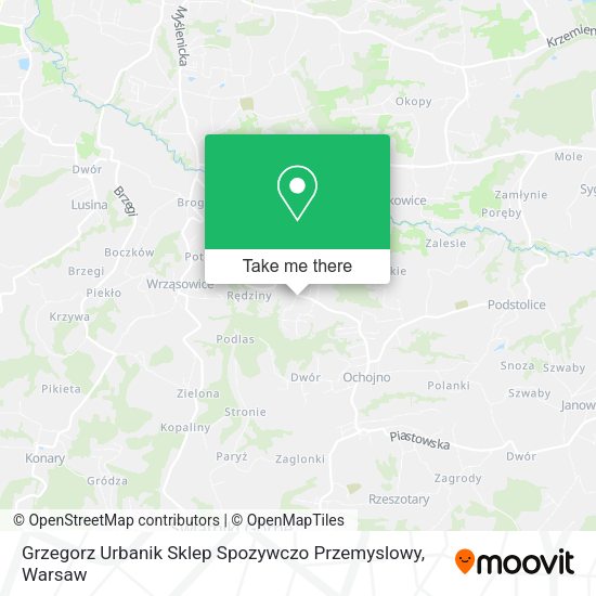 Grzegorz Urbanik Sklep Spozywczo Przemyslowy map