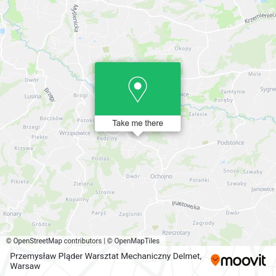 Przemysław Pląder Warsztat Mechaniczny Delmet map