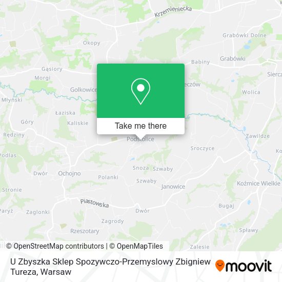 U Zbyszka Sklep Spozywczo-Przemyslowy Zbigniew Tureza map