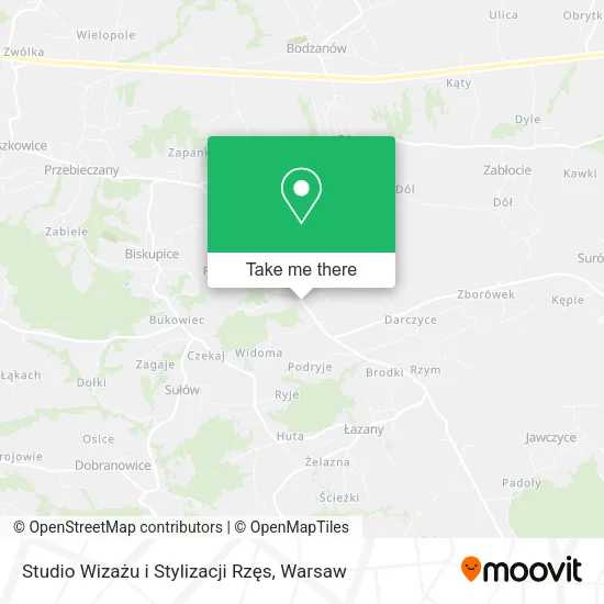 Карта Studio Wizażu i Stylizacji Rzęs