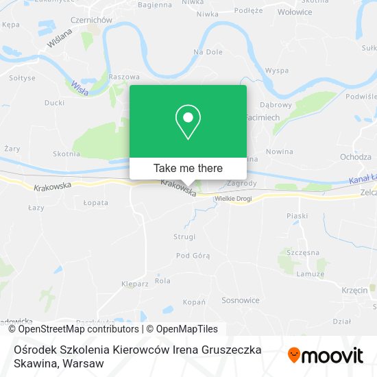 Ośrodek Szkolenia Kierowców Irena Gruszeczka Skawina map