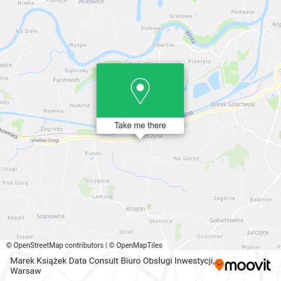 Карта Marek Książek Data Consult Biuro Obsługi Inwestycji